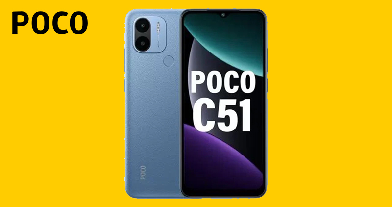 Cheap Smartphone Poco C51 Launched