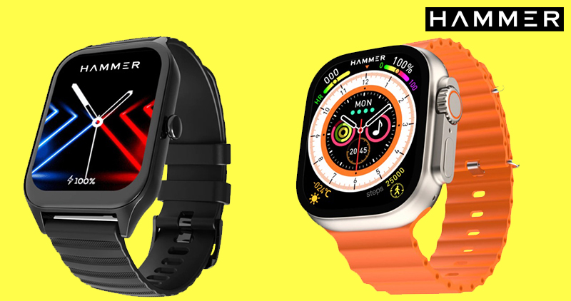 Hammer Stroke And Ace Ultra Calling Smartwatches In The Market