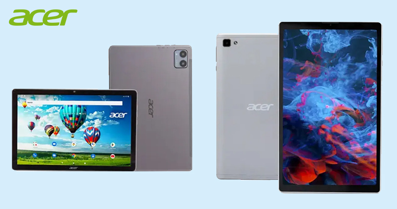 Acer Has Introduced Its Two New Tablets Acer One 8 And Acer One 10 In The Indian Market