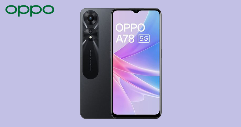 Oppo Has Launched Its New Phone Oppo A78 In India