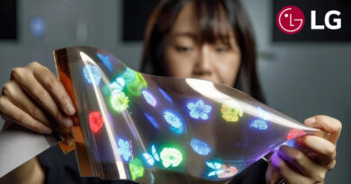 Lg Introduced Stretchable Display It Can Be Stretched Like Rubber And Can Be Expanded From 12 Inch To 18 Inch