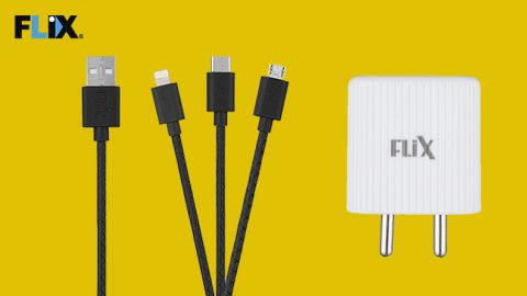 Flix launches USB cable and wall charger in India, starting price Rs 149
