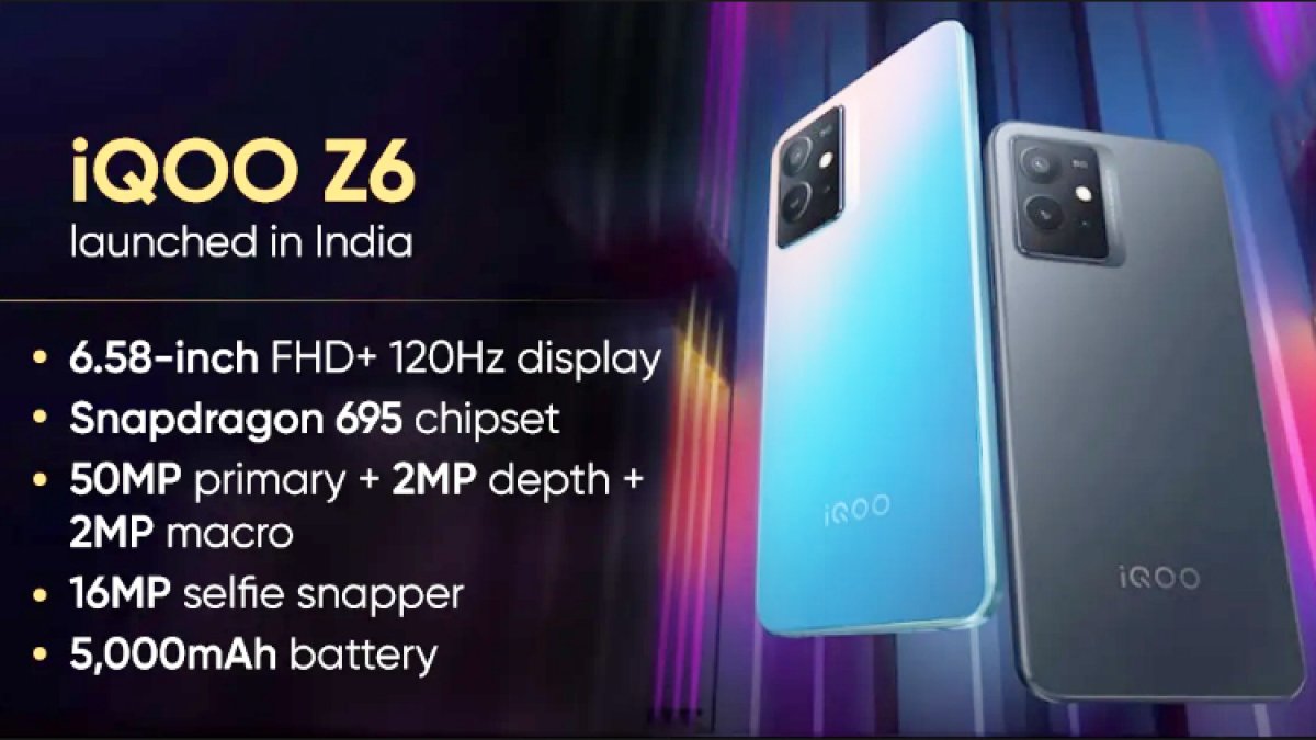 iQOO Z6 5G launched in India, getting an instant discount of Rs 2000, the price is less than Rs 20,000