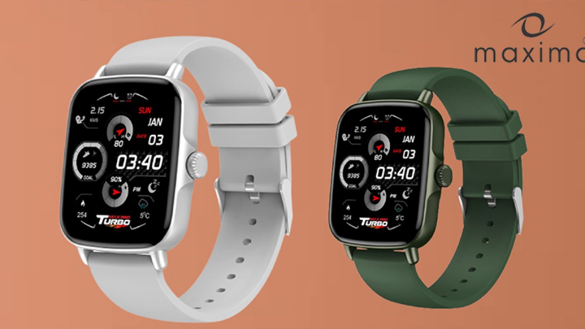 Maxima Launches New Affordable Smartwatch To Monitor Blood Oxygen And Heart Rate With Bluetooth Calling.