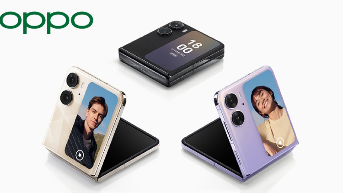 Samsung's arrival, OPPO brought a mobile phone that turns like a diary.