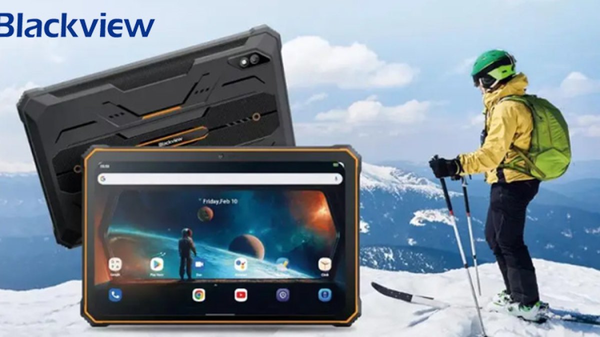 This sturdy tablet comes with 22,000mAh battery, will work for 60 days in a single charge!