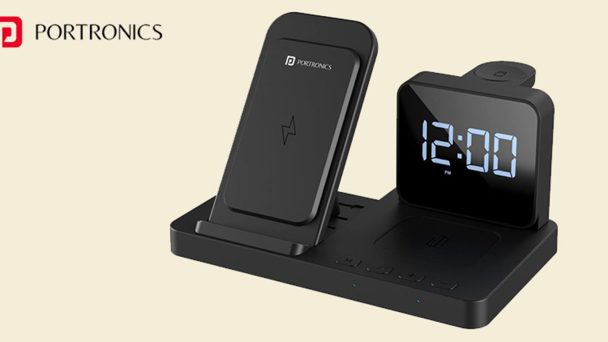 Portronics launches '3 in 1 wireless charger', will charge phone, watch, earphones simultaneously! Know the price