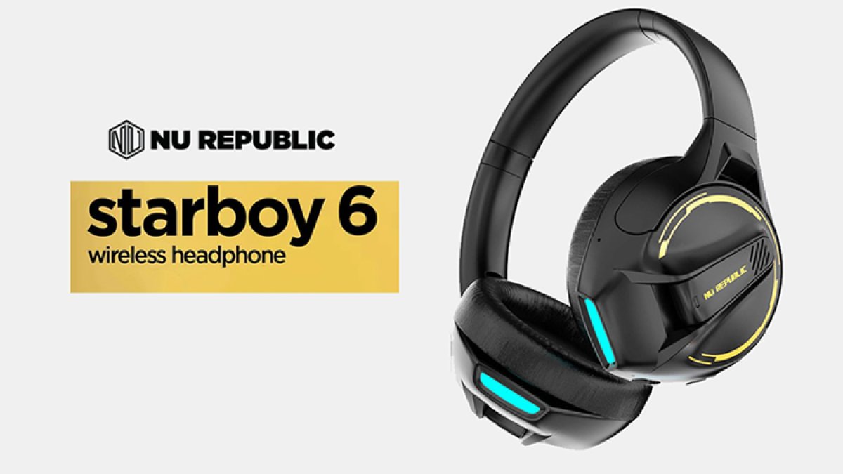 Nu Republic Starboy 6 wireless headphones that run for 30 hours on a single charge launched, know the price