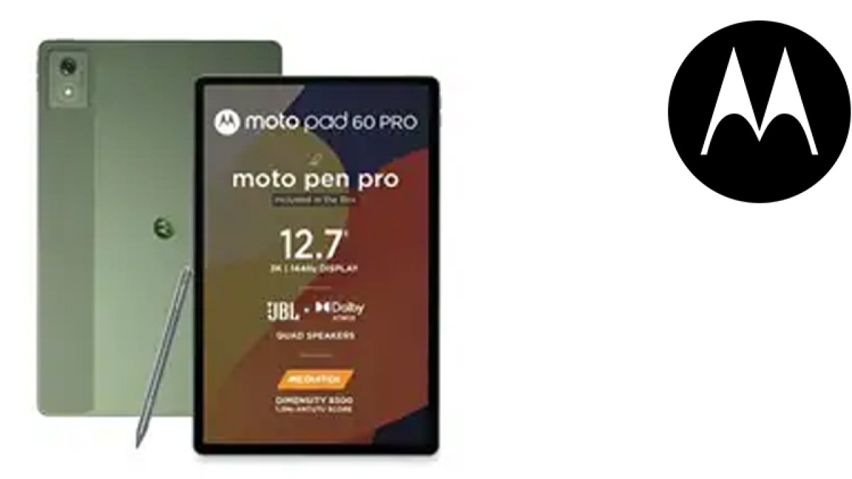 Moto Pad 60 Pro tablet launched with 10,200mAh battery, 3K 144Hz display, know the features