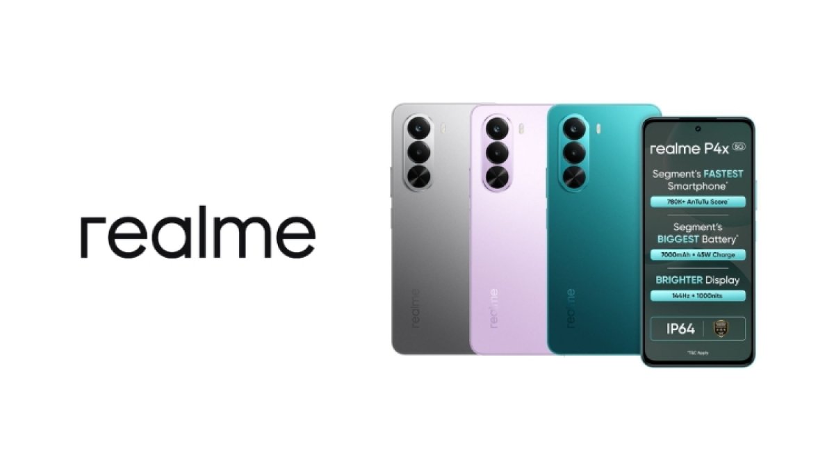 Realme P4x launched with 7000mAh battery, 50MP camera. Learn about the price and features.