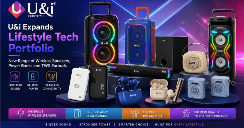 Wireless Speakers starting at ₹349, TWS Earbuds at ₹749! U&i Launches Several New Gadgets