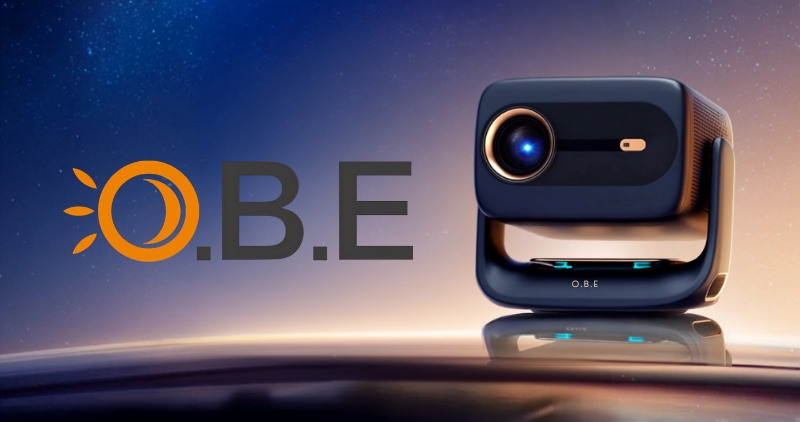 4K Cinema on a 150-inch Screen with a Built-in 2.1 Channel Speaker System! OBE R3 Ultra Max Projector Launched