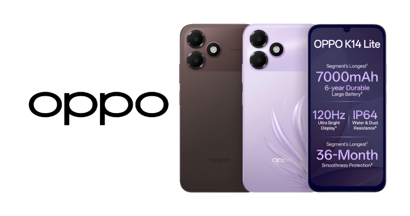 Oppo Launches K14 Lite with 7000mAh Battery; Packed with Powerful Features at an Affordable Price – Check Details
