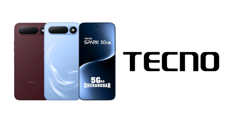 Tecno Spark 50S 5G Launched in India with 6,500mAh Battery: Price and Specifications